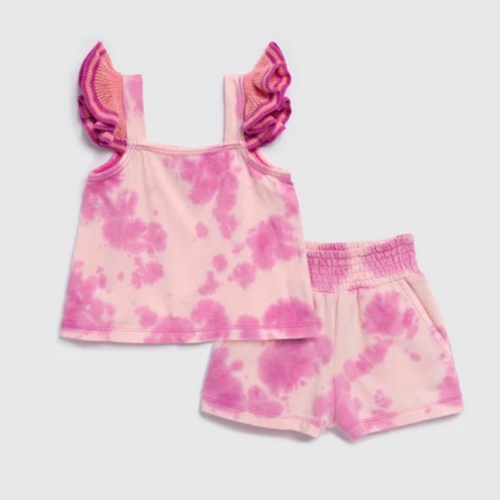 💕HP💕Splendid baby girl tie dye tank set